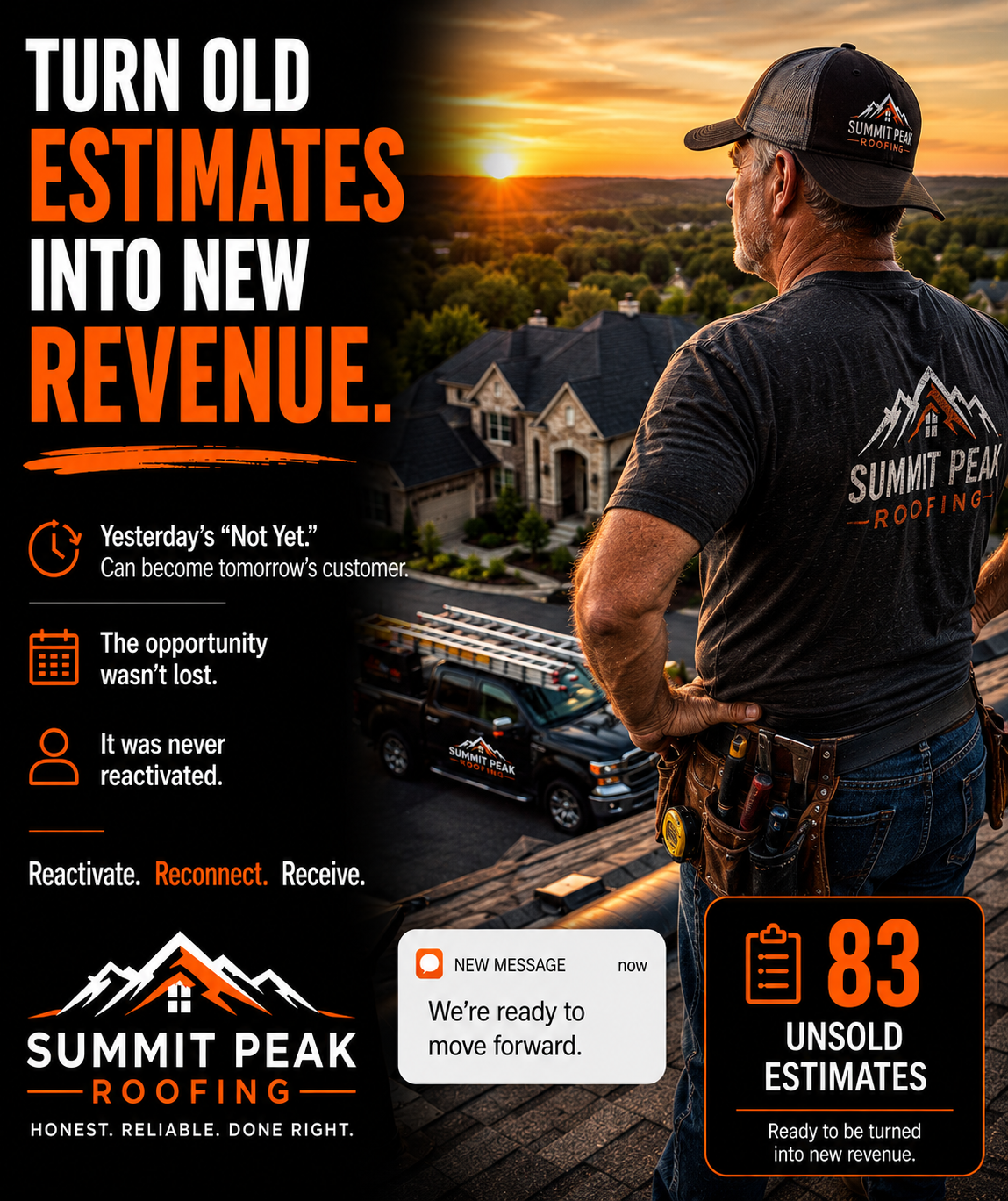 Turn old estimates into new revenue